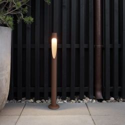 Louis Poulsen Flindt Garden Long Vloerlamp - 3000K Voetplaat zonder adapter - Aluminium