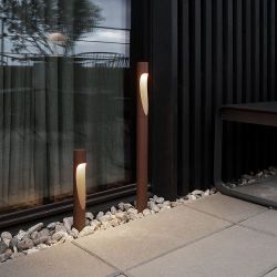 Louis Poulsen Flindt Garden Short Vloerlamp - 3000K Voetplaat zonder adapter - Bruin