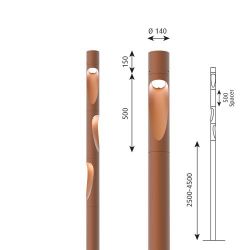 Louis Poulsen Flindt Plaza Lichtmodule - 2700K Dali - 35 - Bruin
