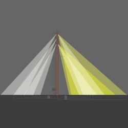 Louis Poulsen Flindt Plaza Lichtmodule - 2700K Nightdim - 15 - Bruin