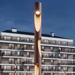 Louis Poulsen Flindt Plaza Lichtmodule - 3000K Sc zhaga - 15 - Bruin