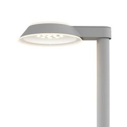 Louis Poulsen Homann Lantaarnpaal - 3000K Nightdim 3153lm - Asym 2H - No uplight - Aluminium