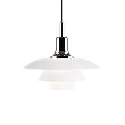 Louis Poulsen PH 3Â½-3 Glass Hanglamp - Chroom
