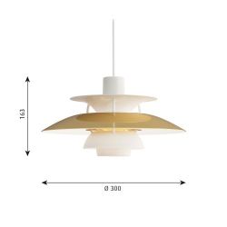 Louis Poulsen PH 5 Mini Metal Hanglamp - Messing