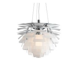 Louis Poulsen PH Artichoke 600 Glass Hanglamp - 3000K Dali - ext. driver - Wit