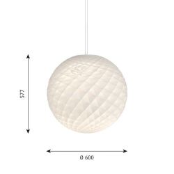 Louis Poulsen Patera 600 Hanglamp - 3000K Bluetooth - Wit