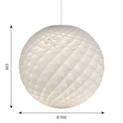 Louis Poulsen Patera 900 Hanglamp - 3000K Dali - Wit