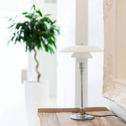 Louis Poulsen PH 2/1 Tafellamp - Chroom