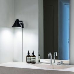 Louis Poulsen NJP Wall Short Wandlamp - 3000K - Lichtgrijs