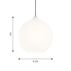 Louis Poulsen Wohlert 350 Hanglamp - 3000K Dali - Wit
