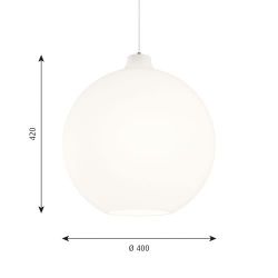 Louis Poulsen Wohlert 400 Hanglamp - 3000-1800K Dali - Wit