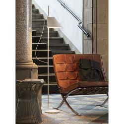 Louis Poulsen Yuh Vloerlamp - 2700K - Wit/messing