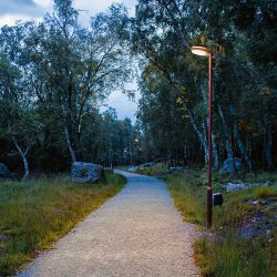 Louis Poulsen LP Capsule Lantaarnpaal - 60 - 3000K Dali 2933lm - Symm - Aluminium