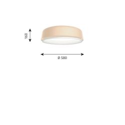 Louis Poulsen LP Grand 580 Plafondlamp - Opbouw - 3000K Dali - Champagne