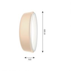 Louis Poulsen LP Grand 580 Wandlamp - 3000K Dali - Champagne