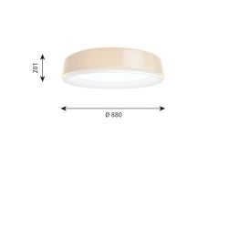 Louis Poulsen LP Grand 880 Plafondlamp - Opbouw - 3000K Dali - Champagne