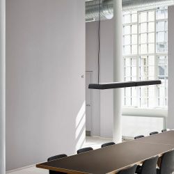 Louis Poulsen Slim Box Suspended Single Hanglamp - 3000K 3283lm Dali - Micro Prismatic - Wit