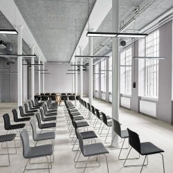 Louis Poulsen Slim Box Suspended Single Hanglamp - 3000K 4381lm Casambi High Output - Micro Prismatic - Wit