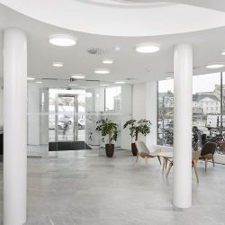 Louis Poulsen Slim Round 250 Surface Mounted Plafondlamp - 3000K 1254lm Dali - Opal - Wit