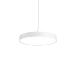Louis Poulsen Slim Round 440 Suspended Hanglamp - Kelvin instelbaar 2499lm Dali - Opal - Wit