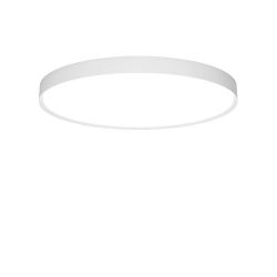 Louis Poulsen Slim Round 680 Semi-recessed Plafondlamp - Kelvin instelbaar 4809lm Dali - Prismatic - Wit