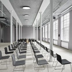 Louis Poulsen Slim Round 680 Semi-recessed Plafondlamp - 3000K 5814lm Dali - Opal - Aluminium