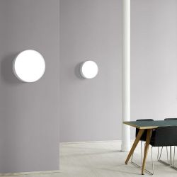 Louis Poulsen Slim Round 680 Semi-recessed Plafondlamp - 3000K 6266lm Dali - Opal - Wit