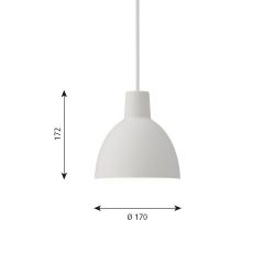 Louis Poulsen Toldbod 170 Hanglamp - Wit