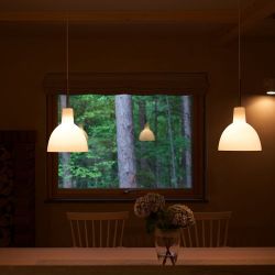 Louis Poulsen Toldbod Glass 220 Hanglamp - Wit