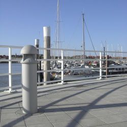 Louis Poulsen Waterfront LED Sokkellamp - 3000K - Grondanker - Aluminium