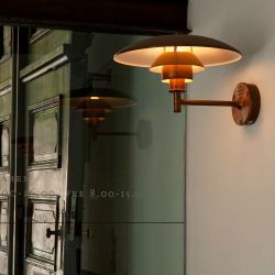 Louis Poulsen PH Wandlamp - Met kabelgaten zijkant - Koper