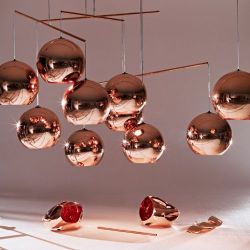 Tom Dixon Copper Round 25 LED Hanglamp