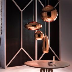 Tom Dixon Copper Round 25 LED Hanglamp