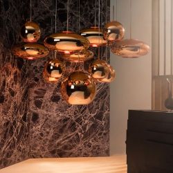 Tom Dixon Copper Wide LED Hanglamp