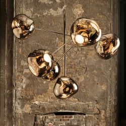 Tom Dixon Melt Large Chandelier LED Hanglamp - Chroom