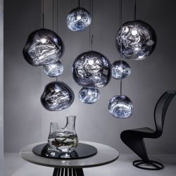 Tom Dixon Melt Large Chandelier LED Hanglamp - Smoke