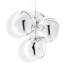 Tom Dixon Melt Small Chandelier LED Hanglamp - Chroom
