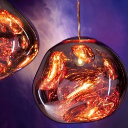 Tom Dixon Melt Small Chandelier LED Hanglamp - Koper