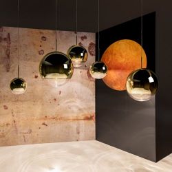 Tom Dixon Mirror Ball 40 LED Hanglamp - Goud