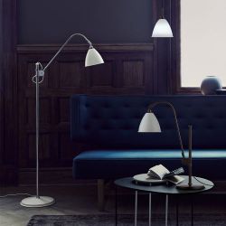 Gubi Bestlite BL3 M 21 Vloerlamp - Messing & Mat grijs