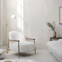 Gubi Bestlite BL3 S 16 Vloerlamp - Chroom & Porselein