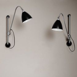 Gubi Bestlite BL5 16 Wandlamp - Chroom & Porselein