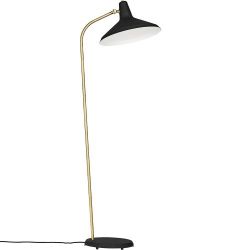Gubi G-10 Vloerlamp - Messing & Zwart