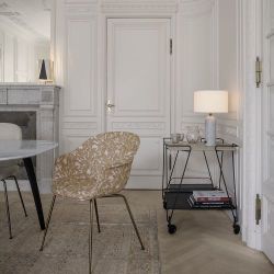 Gubi Gravity Small Tafellamp - Wit marmer & Wit