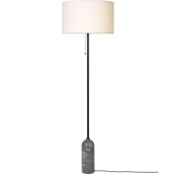 Gubi Gravity Vloerlamp - Grijs marmer & Wit