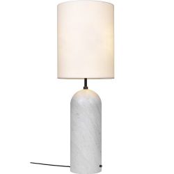Gubi Gravity XL High Vloerlamp - Wit marmer & Wit