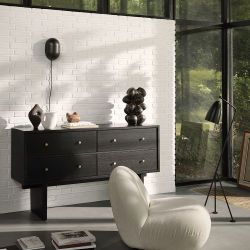 Gubi Grasshoppa Vloerlamp - Andorra rood