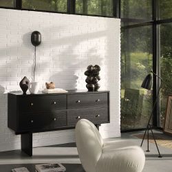 Gubi Grasshoppa Vloerlamp - Antraciet grijs