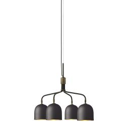 Gubi Howard Kroonluchter - 4 Arm Short - Grijs