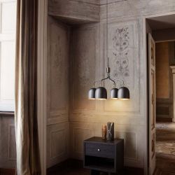 Gubi Howard Kroonluchter - 4 Arm Short - Grijs